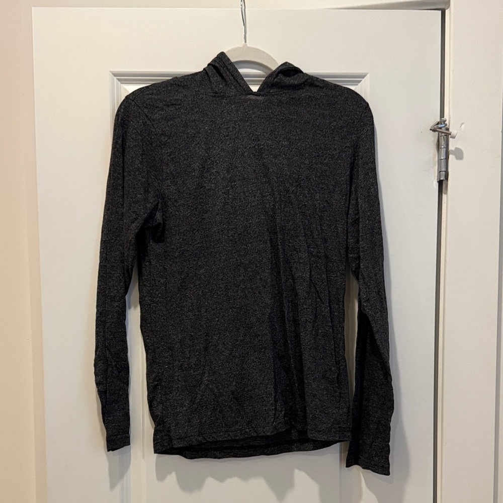 Dark Grey Long Sleeve Hoodie